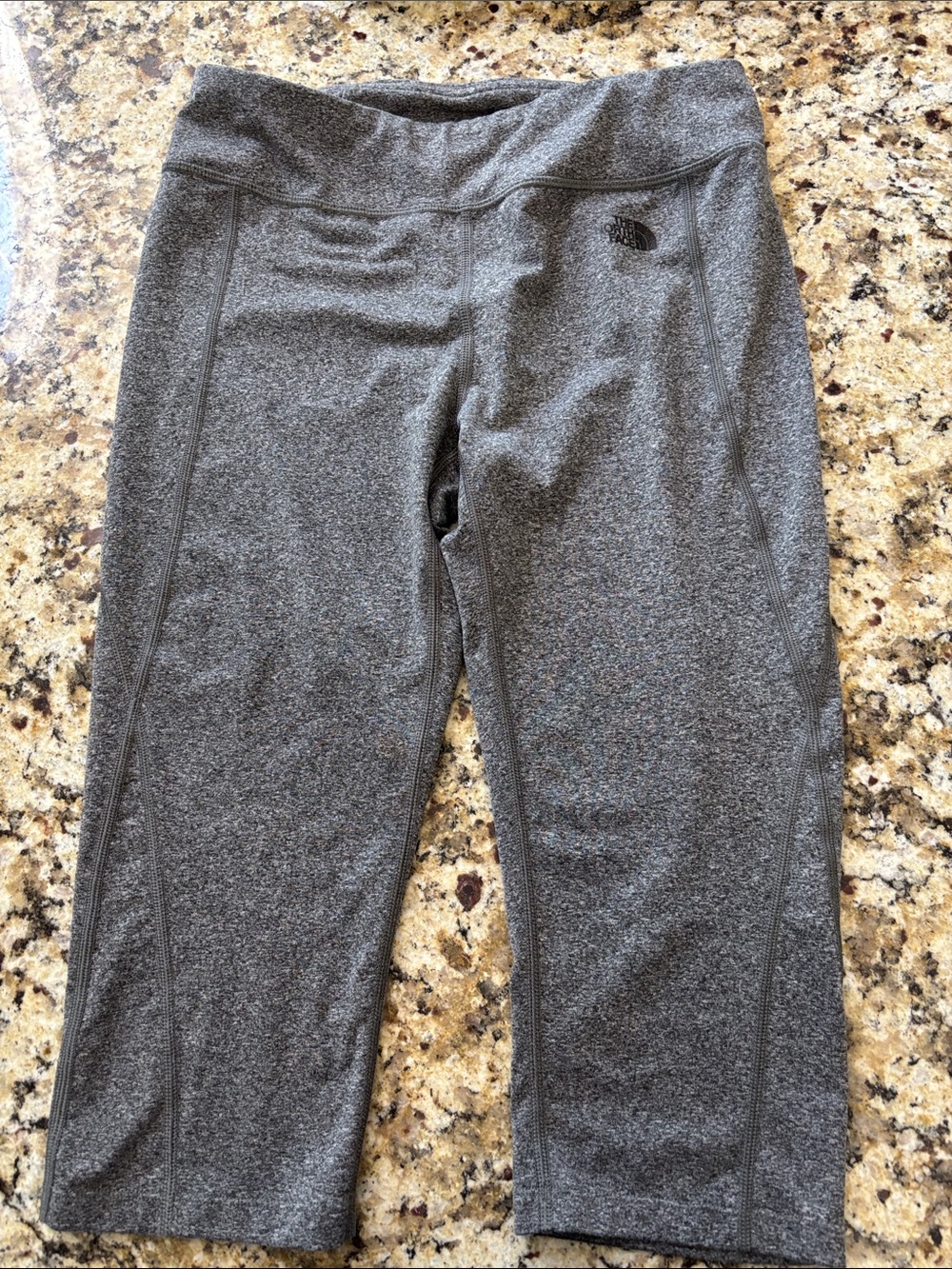 The North Face Girls' Heather Gray Capri Leggings